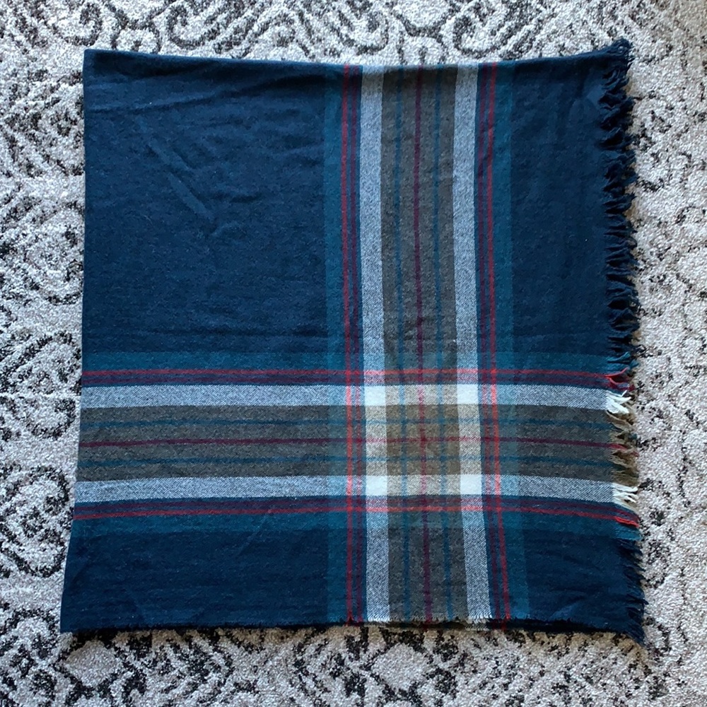 Jcrew plaid blanket scarf